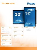 IIYAMA Monitor 32 cale TF3215MC-B2AG POJ.30PKT.VA.24/7.IP65, 500cd,VGA,HDMI, DP