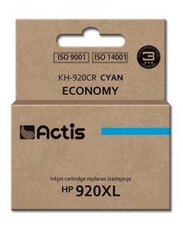 Actis KH-920CR Tusz (zamiennik HP 920 XL CD972AE; Standard; 12 ml; niebieski)