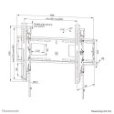 Neomounts Uchwyt ścienny LEVEL-750 Wall Mount (XL, 125 kg, uchylny, zabezpieczenie przed przechyleniem)