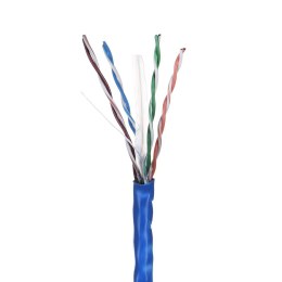 LANBERG KABEL UTP 1GB/S 305M DRUT CCA NIEBIESKI LCU6-10CC-0305-B