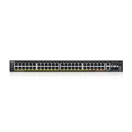 Zyxel Przełącznik zarządzalny XGS2220-54HP-EU0101F L3 600W PoE, 40xPoE+/10xPoE++, 48x1G RJ45 2x10mG RJ45, 4x10G SFP+