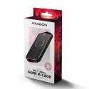 AXAGON EEM2-GAM Obudowa zewnętrzna aluminiowa USB-C 3.2 Gen 2 M.2 NVMe/SATA SSD Gaming