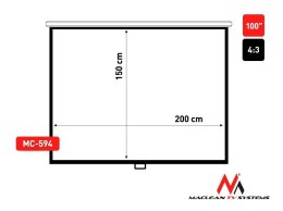 Maclean Ekran projekcyjny MC-594 100