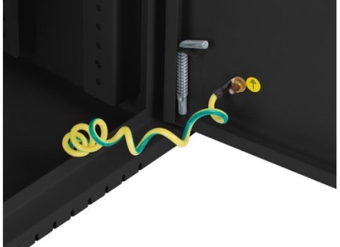 Lanberg Szafa instalacyjna rack wisząca 19 cali 6U+3U 540x200 niskoprofilowa (złożona) czarna