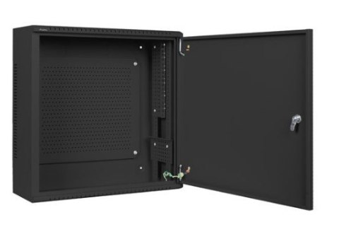 Lanberg Szafa instalacyjna rack wisząca 19 cali 6U+3U 540x200 niskoprofilowa (złożona) czarna
