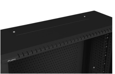 Lanberg Szafa instalacyjna rack wisząca 19 cali 6U+3U 540x200 niskoprofilowa (złożona) czarna