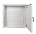 Lanberg Szafa instalacyjna rack wisząca 19 cali 6U+3U 540x200 niskoprofilowa szara złożona