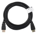 Kabel Lanberg CCS CA-HDMI-11CC-0030-BK (HDMI M - HDMI M; 3m; kolor czarny)