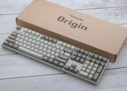 Ducky Origin Vintage klawiatura Uniwersalne USB QWERTZ Niemiecki Szary