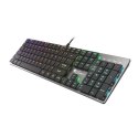 GENESIS Thor 420 RGB klawiatura Gaming USB AZERTY US English Srebrny