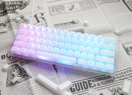 Ducky One 3 Aura White Mini Kailh Jel US klawiatura Gaming USB QWERTY Amerykański międzynarodowy Biały