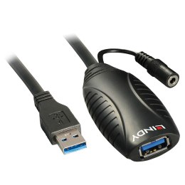 Lindy 43099 kabel USB USB 3.2 Gen 1 (3.1 Gen 1) 15 m USB A Czarny