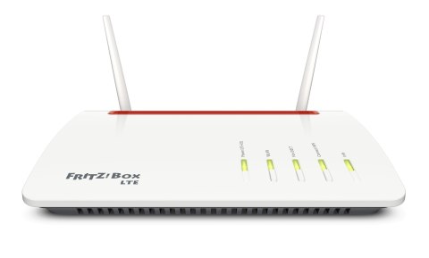 FRITZ!Box 6890 LTE router bezprzewodowy Gigabit Ethernet Dual-band (2.4 GHz/5 GHz) 4G Czarny, Czerwony, Biały