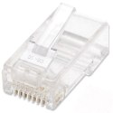 Techly IWP-JAR-C6RTY wtyczka RJ45 Przezroczysty