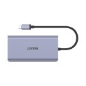 UNITEK uHUB S7 USB 3.2 Gen 1 (3.1 Gen 1) Type-C Szary