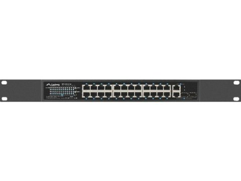 LANBERG SWITCH RACK 19" RSFE-24P-2C-360 24X 100MB POE+/2X COMBO GIGABIT 360W