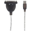 Konwerter USB na LPT DB25 równoległy M/F 1.8m