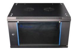 EXTRALINK SZAFA RACK WISZĄCA 6U 600X450 CZARNA