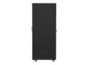 LANBERG SZAFA STOJĄCA RACK 19" 42U 600X1000 DRZWI SZKLANE CZARNA FF01-6042-12B (FLAT PACK)