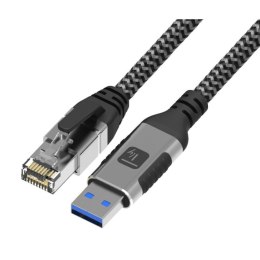 Kabel sieciowy USB-A na Gigabit Ethernet RJ45 1m Techly ICOC U3A-RJ45-010