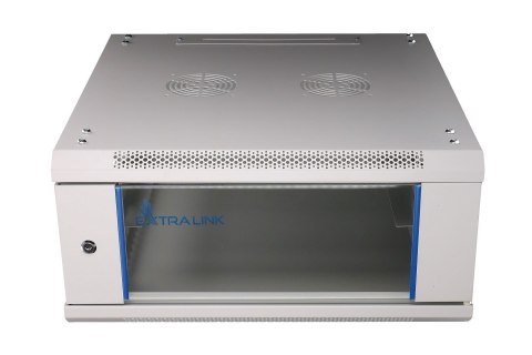 Extralink 4U 600x600 Szara | Szafa rack | montowana na ścianie