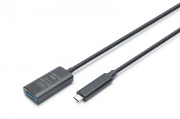 Digitus Kabel przedłużający aktywny USB-C - USB-A, USB 3.2 Gen2, 10Gbps, 5m