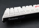 Ducky One 2 White Edition klawiatura Uniwersalne USB Niemiecki Biały