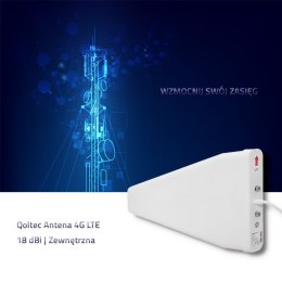 QOLTEC ANTENA 4G LTE | 18DBI | ZEWNĘTRZNA