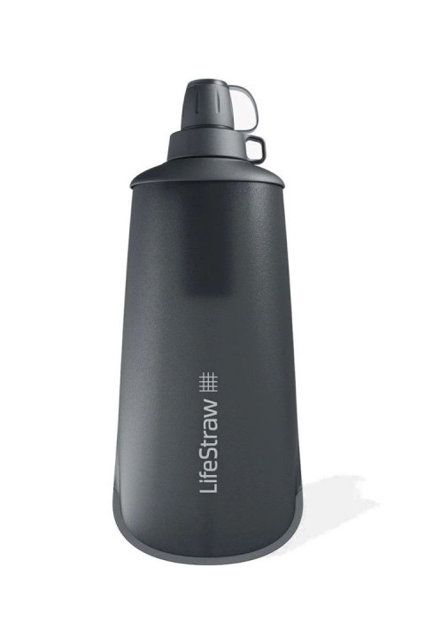 Butelka z filtrem peak squeeze 1l-dark grey LIFESTRAW