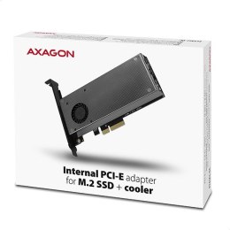 Adapter Axagon PCEM2-DC PCI-E x4 na M.2 NVMe z chłodzeniem