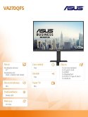 Asus Monitor 27 cali VA27DQFS IPS HDMI DP 100Hz