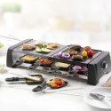 Domo DO9190G grill raclette 8 os. 1200 W Czarny, Szary