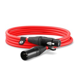 RODE XLR3M-R kabel audio 3 m XLR Czerwony