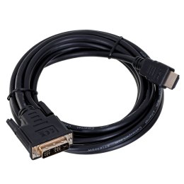 Kabel GEMBIRD CC-HDMI-DVI-10 (HDMI M - DVI-D M; 3m; kolor czarny)