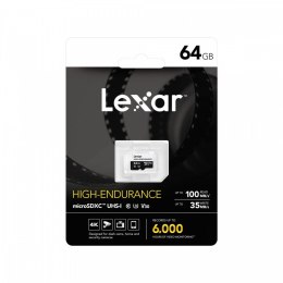 Lexar Karta microSD 64GB C10 A1 U3 V30 100/35MB/s CL10 adapter