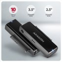 AXAGON ADSA-FPX Adapter USB-C 10Gbps SATA 6G 2.5/3.5 cala SSD/HDD FASTPORT X, w tym zasilacz, 60cm USB-C/USB-A kabel