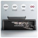 AXAGON ADSA-FPX Adapter USB-C 10Gbps SATA 6G 2.5/3.5 cala SSD/HDD FASTPORT X, w tym zasilacz, 60cm USB-C/USB-A kabel