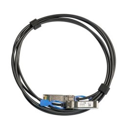 MikroTik 25GBase do bezpośredniego podłączania XS+DA0003 SFP/SFP+/SFP28 Maksymalna odległość transferu 3 m Obsługuje SFP 1G/SFP+