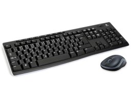 Zestaw bezprzewodowy klawiatura i mysz Logitech MK270 czarny