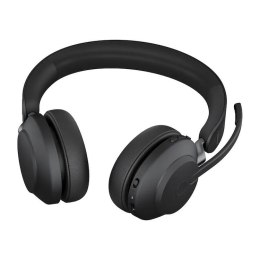 Jabra Evolve2 65, MS Stereo Zestaw słuchawkowy Bezprzewodowy Opaska na głowę Biuro/centrum telefoniczne USB Type-C Bluetooth Cza