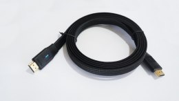 TB Kabel HDMI v 2.1 płaski 2m czarny