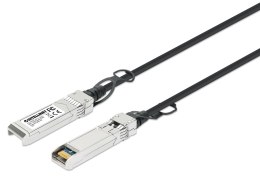 Intellinet 508391 kabel InfiniBand / światłowodowy 1 m SFP+ Czarny, Srebrny