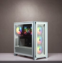 Corsair iCUE 4000X RGB Midi Tower Biały