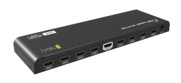 Techly IDATA HDMI2-4K8HDR rozgałęziacz telewizyjny HDMI 8x HDMI