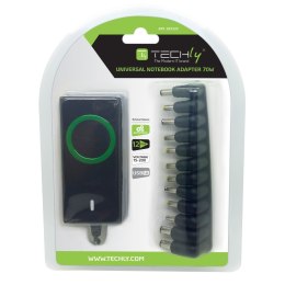 Techly IPW-NTS70WTY adapter zasilający/ inwentor Uniwersalne 70 W Czarny