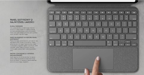 Logitech Combo Touch US iPad Pro 12,9'' 5th Gen Grey