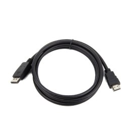 Kabel GEMBIRD CC-DP-HDMI-10M (DisplayPort męski do HDMI męski; 10m; kolor czarny)
