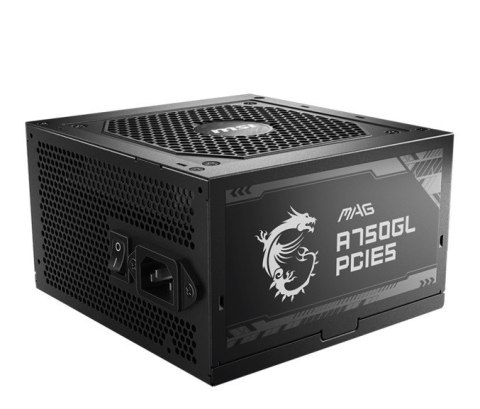 MSI Zasilacz MAG A750GL PCIE5 II 750 W 80PLUS GOLD F.MODULAR