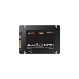 Dysk SSD Samsung 870 EVO MZ-77E250B 250GB SATA (WYPRZEDAŻ)