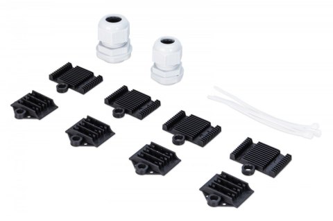 Digitus Przełącznica światłowodowa/panel krosowy z wyposażeniem 19 cali 1U, 24x LC duplex, OS2, zawiera pigtaile, adaptery, tacki, wysuw